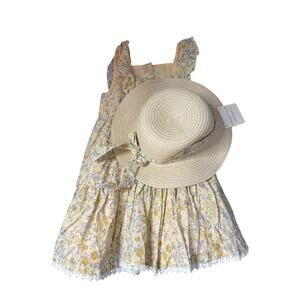 NEW Catherine Malandrino Dress SZ 3T Floral Sleeveless Cottagecore Fairycore